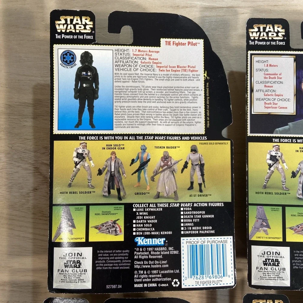 Star Wars Power Of The Force - (BRAND NEW SEALED) 4x LOT - Action Figure 1996 95